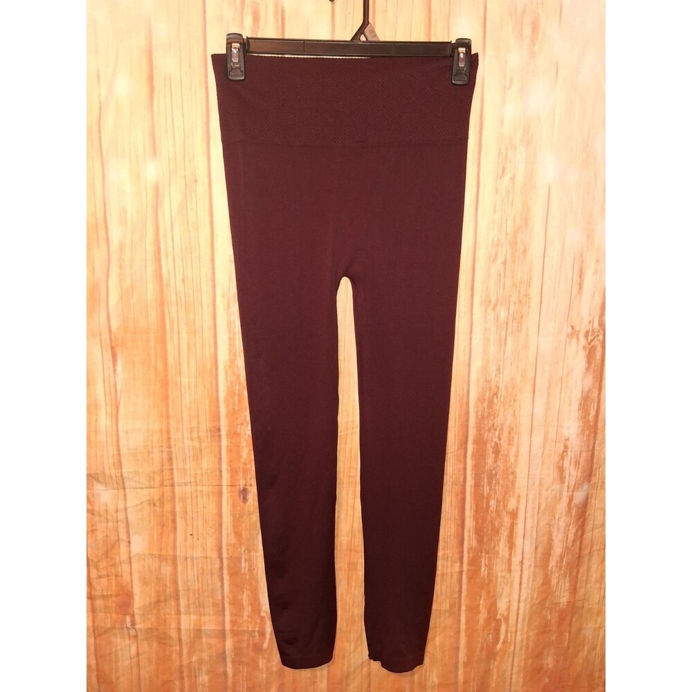NWT Sofra Burgundy Pull On Leggings Sz PLUS